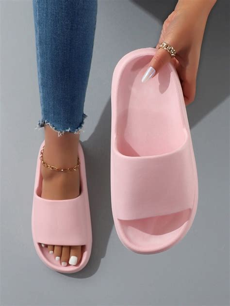 Pink Slide Sandals for Women 